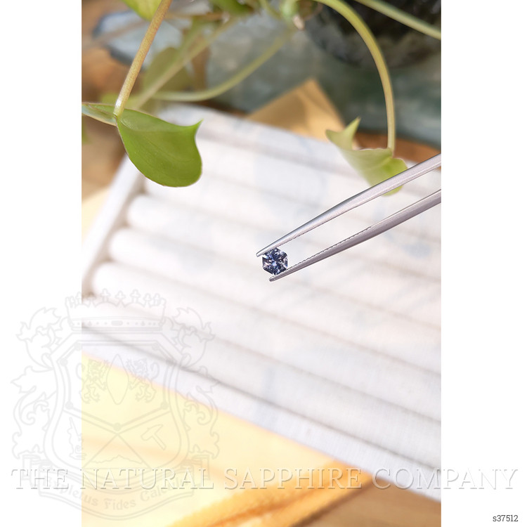 0.49 Ct. Bluish Purple Sapphire from Montana