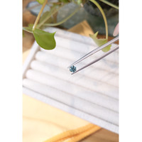 0.48 Ct. Bluish Green Sapphire from Montana Life Style