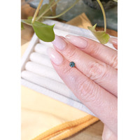 0.48 Ct. Bluish Green Sapphire from Montana Life Style
