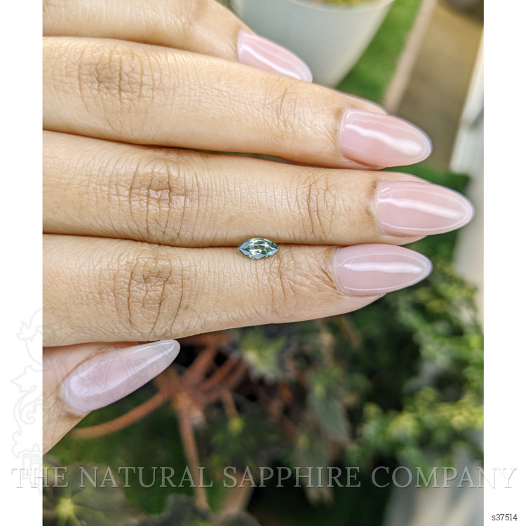 0.48 Ct. Yellowish Green Sapphire from Madagascar