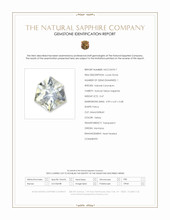 0.47 Ct. Yellow Sapphire from Montana Scan Report