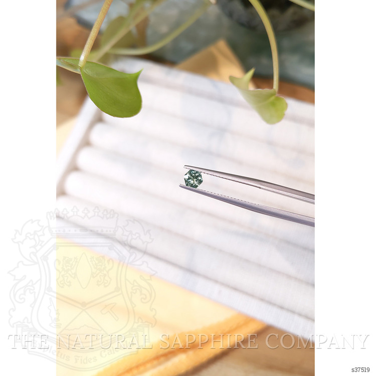 0.45 Ct. Yellowish Green Sapphire from Montana