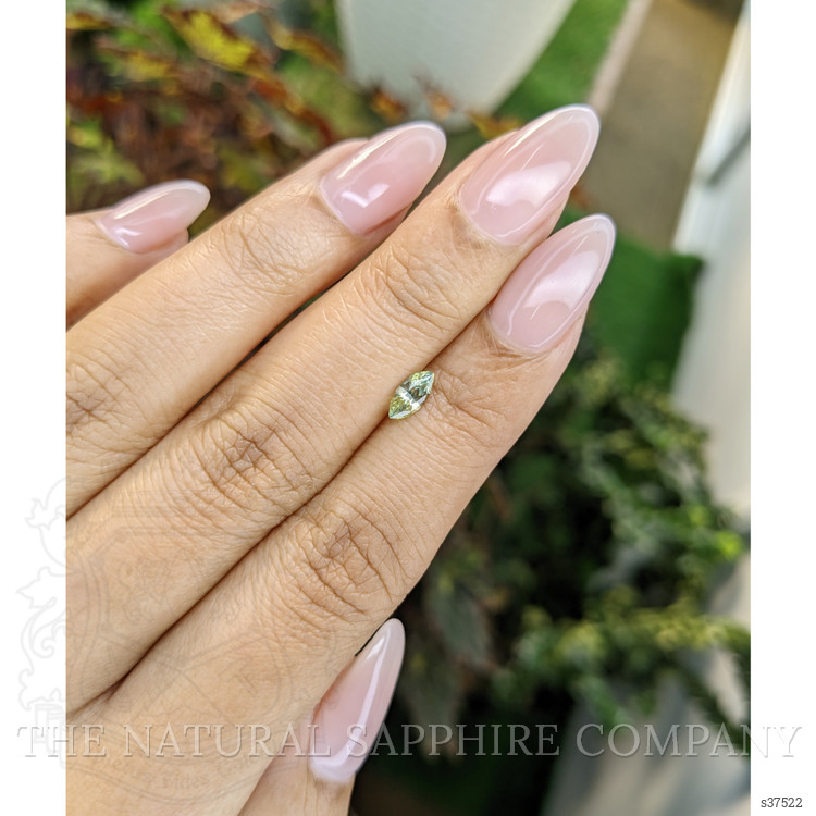 0.47 Ct. Yellowish Green Sapphire from Madagascar