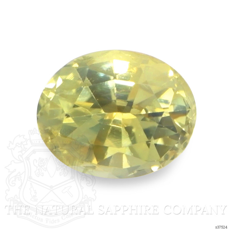 0.67 Ct. Greenish Yellow Sapphire from Madagascar