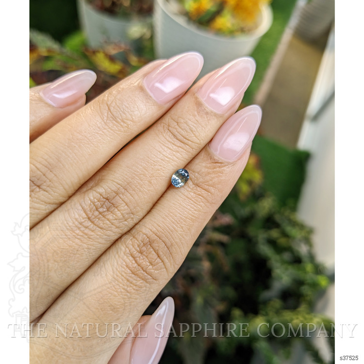 0.50 Ct. Greenish Blue Sapphire from Madagascar