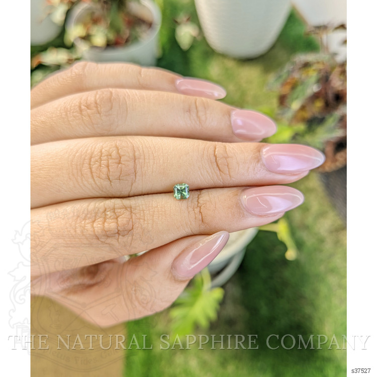 0.42 Ct. Yellowish Green Sapphire from Madagascar