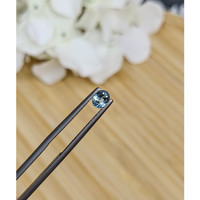 0.50 Ct. Greenish Blue Sapphire from Madagascar Life Style