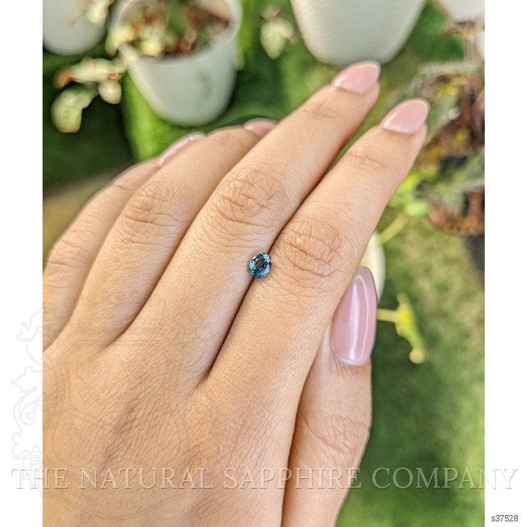 0.50 Ct. Greenish Blue Sapphire from Madagascar