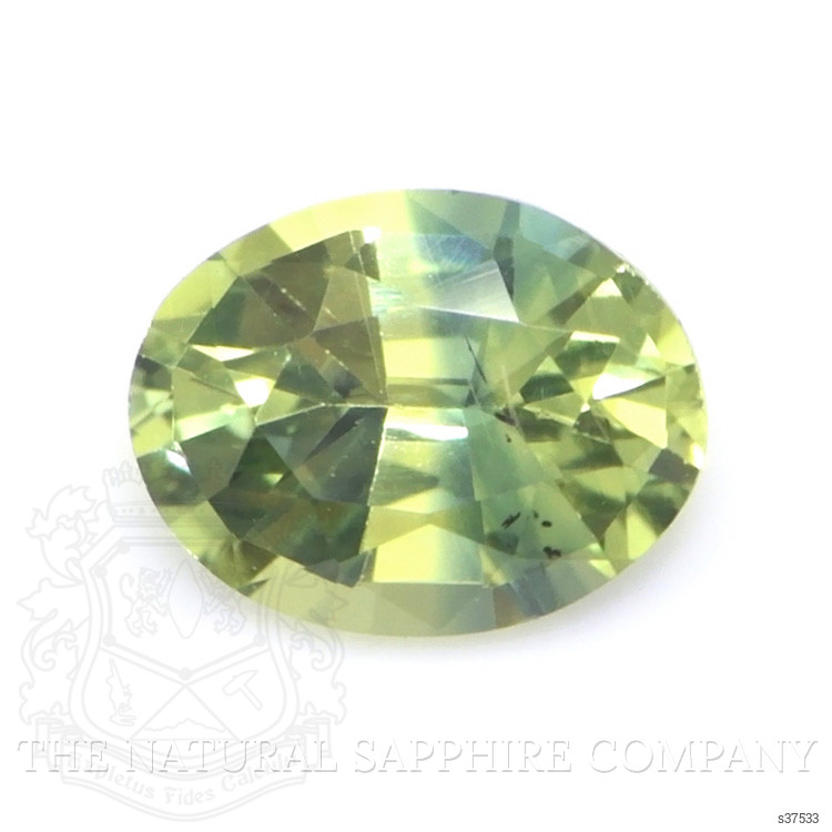 0.54 Ct. Greenish Yellow Sapphire from Madagascar