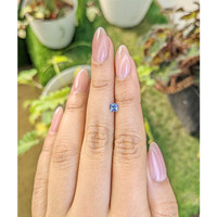 0.37 Ct. Blue Sapphire from Madagascar Life Style