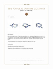 25.28 Ct. Blue Sapphire Crystal from Ceylon (Sri Lanka) Appraisal