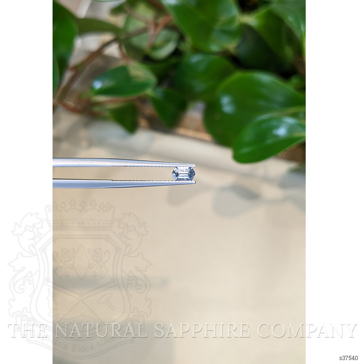 0.42 Ct. Greenish Blue Sapphire from Montana