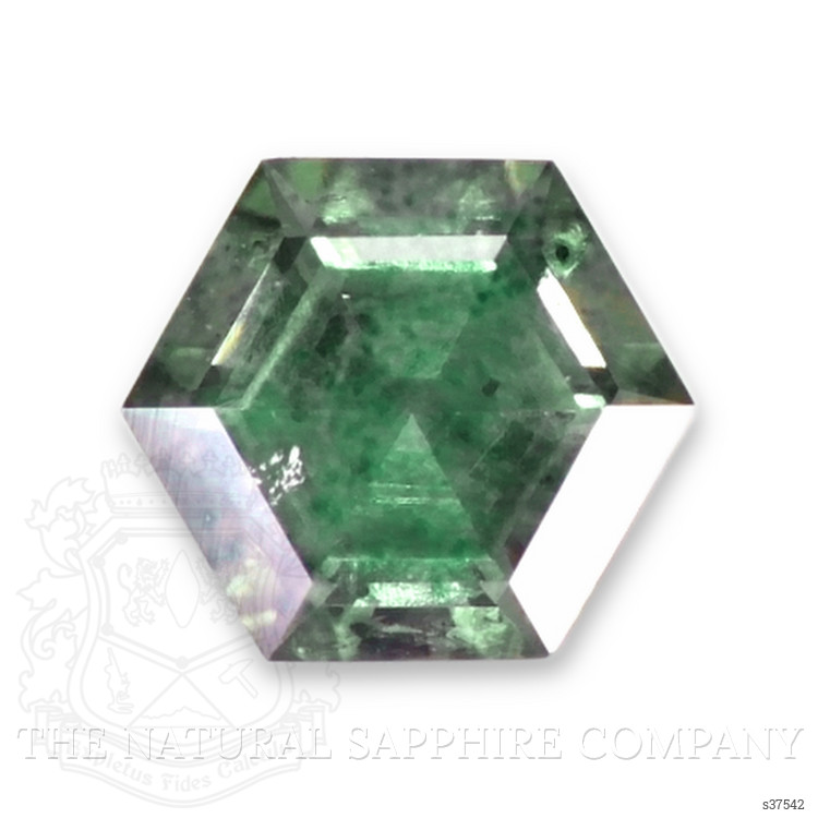 0.42 Ct. Green Sapphire from Montana