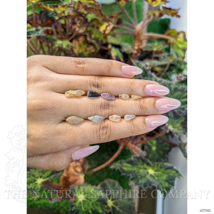 13.42 Ct. Multi Color Sapphire Crystal from Ceylon (Sri Lanka)