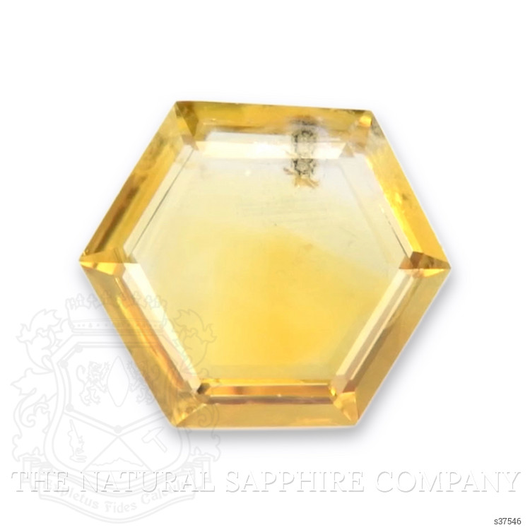 0.25 Ct. Yellow Sapphire from Montana