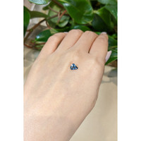 0.75 Ct. Greenish Blue Sapphire from Montana Life Style