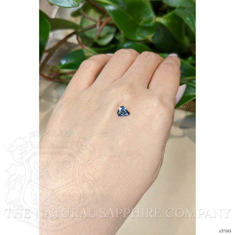 0.75 Ct. Greenish Blue Sapphire from Montana