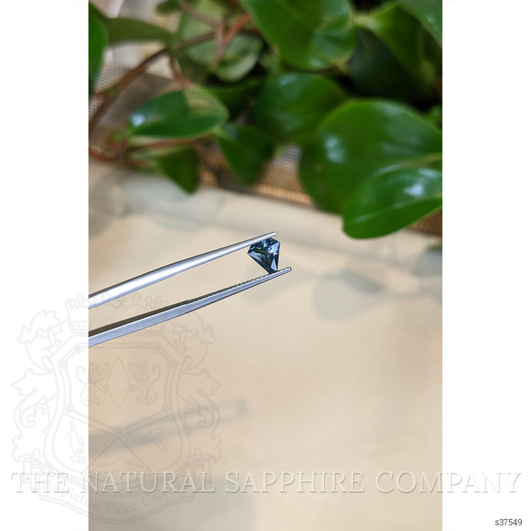 0.75 Ct. Greenish Blue Sapphire from Montana