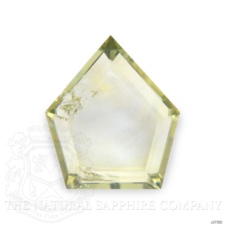 0.77 Ct. Yellowish Green Sapphire from Montana