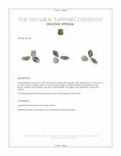 18.49 Ct. Blue Sapphire Crystal from Ceylon (Sri Lanka) Appraisal