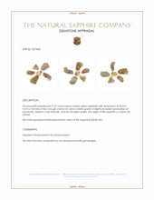 71.07 Ct. Yellow Sapphire Crystal from Ceylon (Sri Lanka) Appraisal