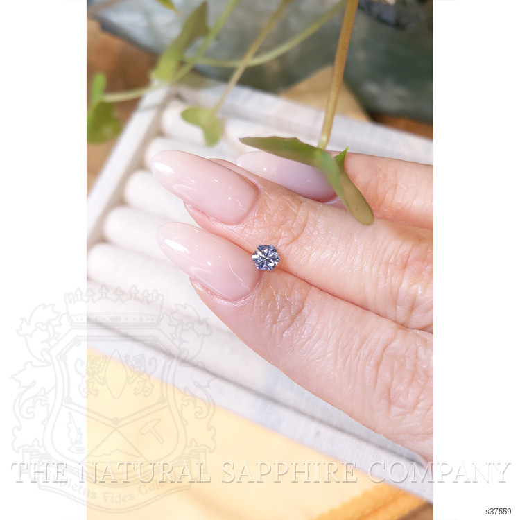 0.50 Ct. Blue Sapphire from Montana