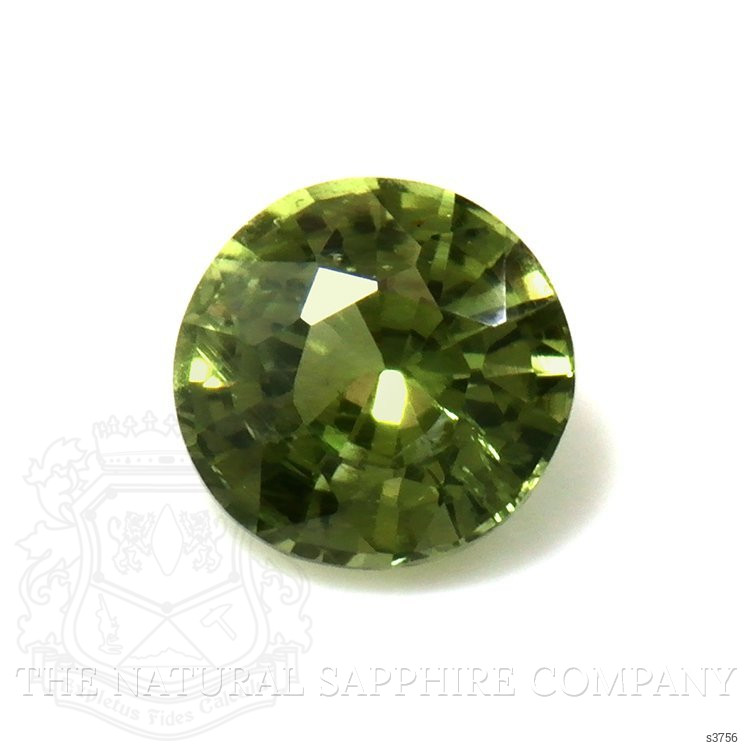 0.39 Ct. Green Sapphire from Ceylon (Sri Lanka)