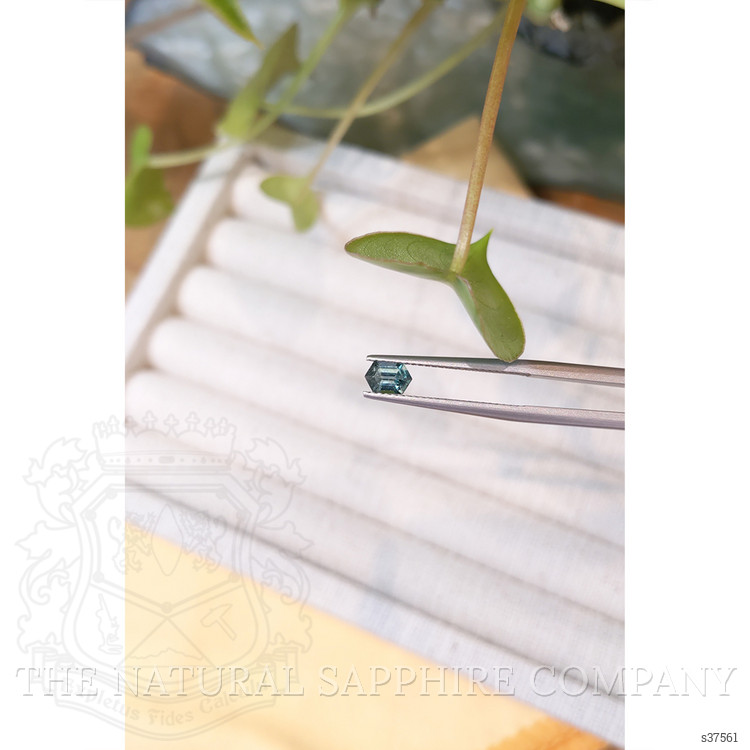 0.52 Ct. Green Sapphire from Montana