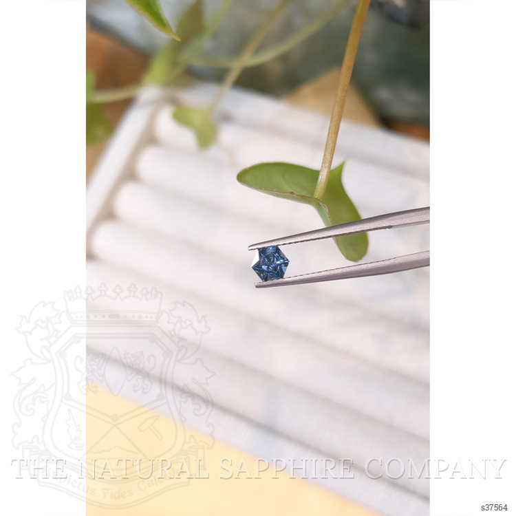 0.54 Ct. Greenish Blue Sapphire from Montana