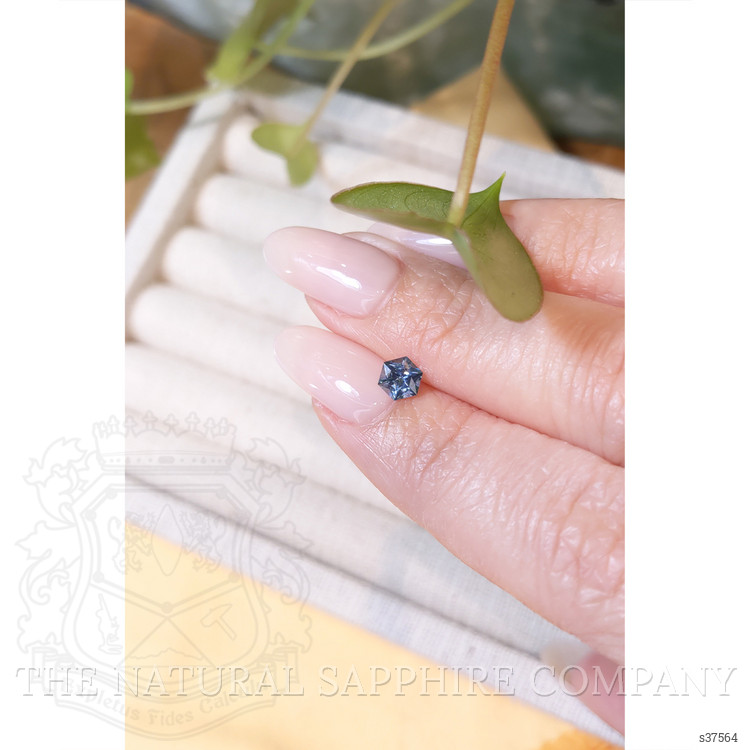 0.54 Ct. Greenish Blue Sapphire from Montana