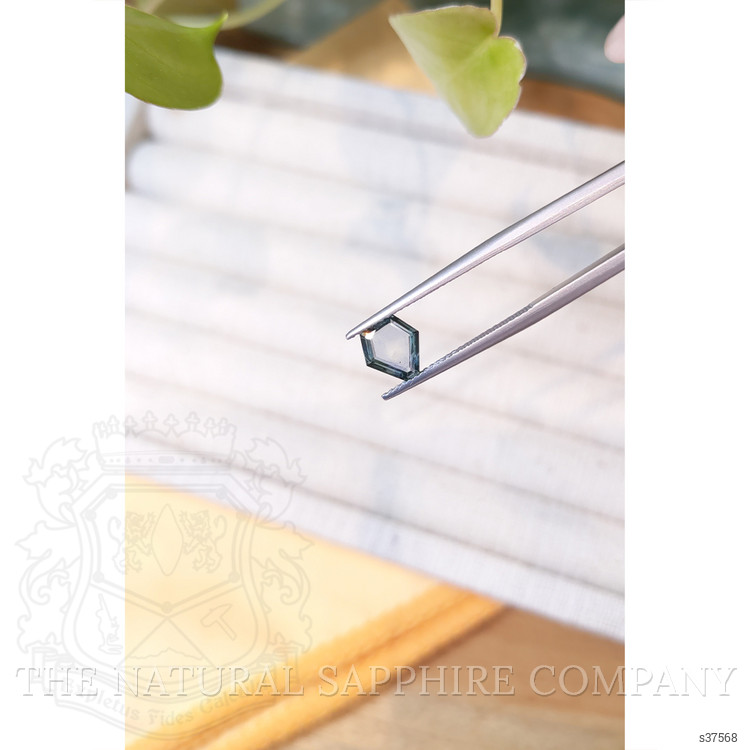 1.11 Ct. Bluish Green Sapphire from Montana