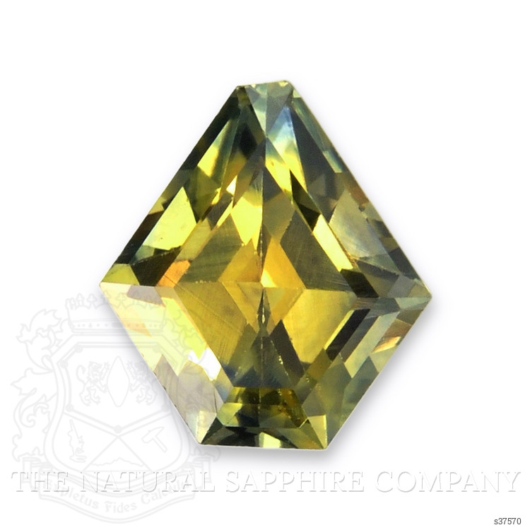 0.70 Ct. Greenish Yellow Sapphire from Montana