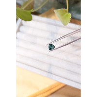 0.96 Ct. Bluish Green Sapphire from Montana Life Style