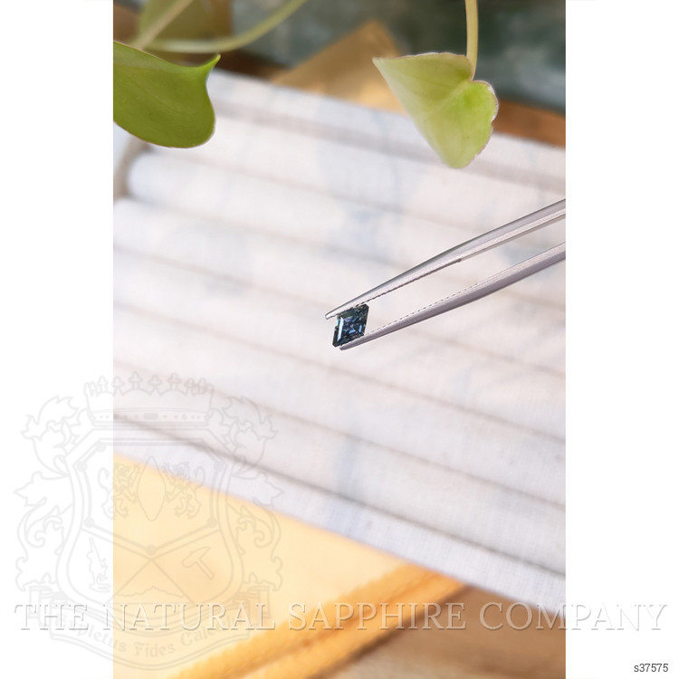 0.59 Ct. Bluish Green Sapphire from Montana