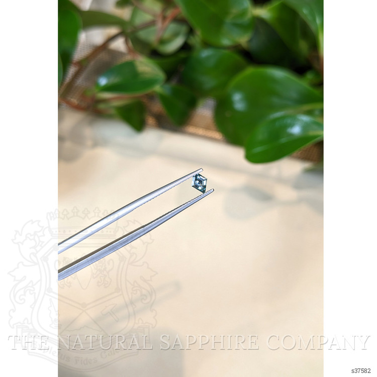 0.36 Ct. Bluish Green Sapphire from Montana