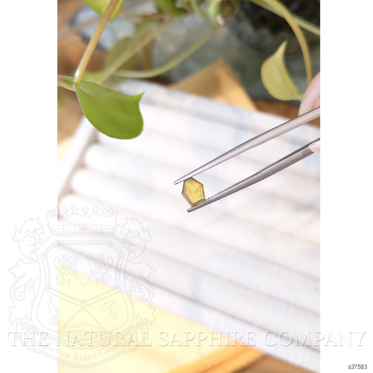 0.72 Ct. Yellow Sapphire from Montana