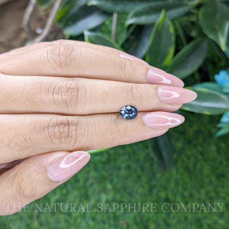 1.19 Ct. Greenish Blue Sapphire from Madagascar