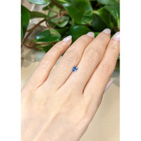 0.38 Ct. Greenish Blue Sapphire from Montana Life Style