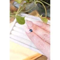 0.66 Ct. Bluish Green Sapphire from Montana Life Style