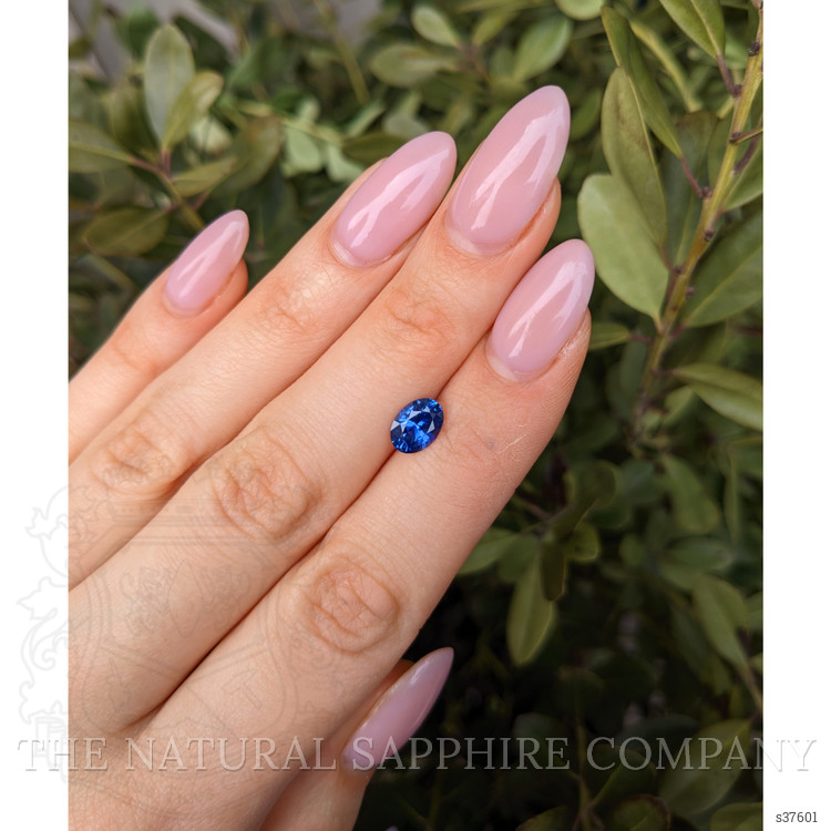1.38 Ct. Blue Sapphire from Ceylon (Sri Lanka)