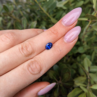1.30 Ct. Blue Sapphire from Ceylon (Sri Lanka) Life Style