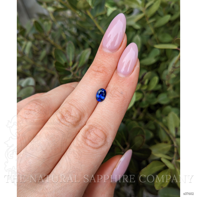 1.30 Ct. Blue Sapphire from Ceylon (Sri Lanka)