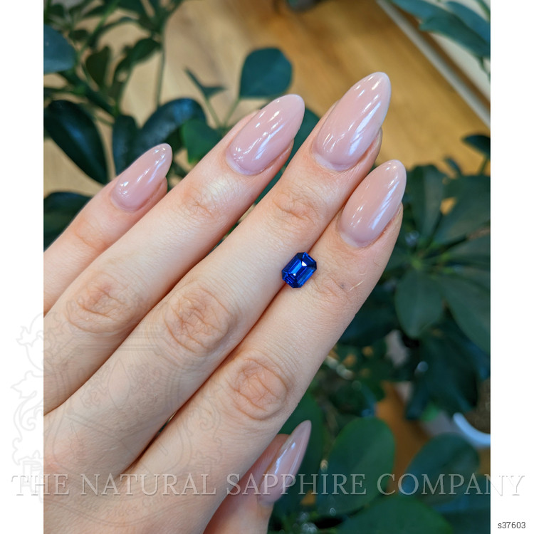 1.38 Ct. Blue Sapphire from Ceylon (Sri Lanka)