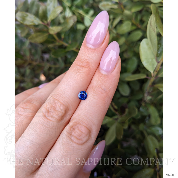 0.57 Ct. Blue Sapphire from Ceylon (Sri Lanka)