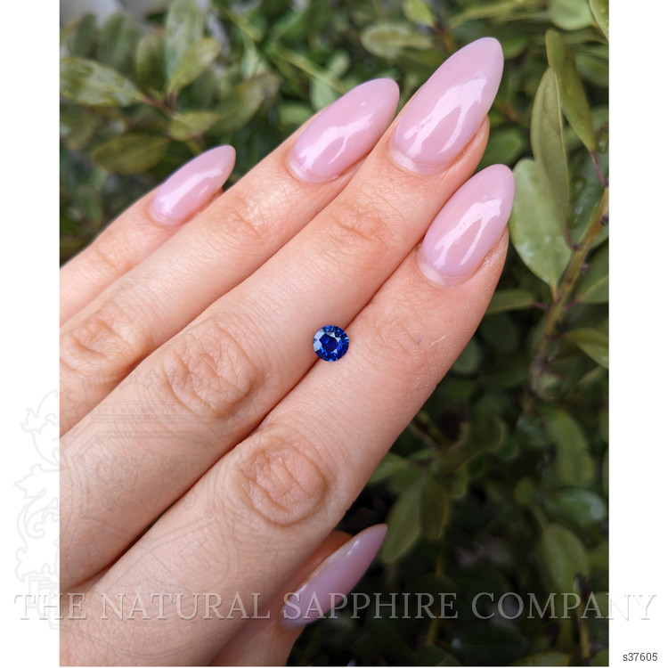 0.57 Ct. Blue Sapphire from Ceylon (Sri Lanka)