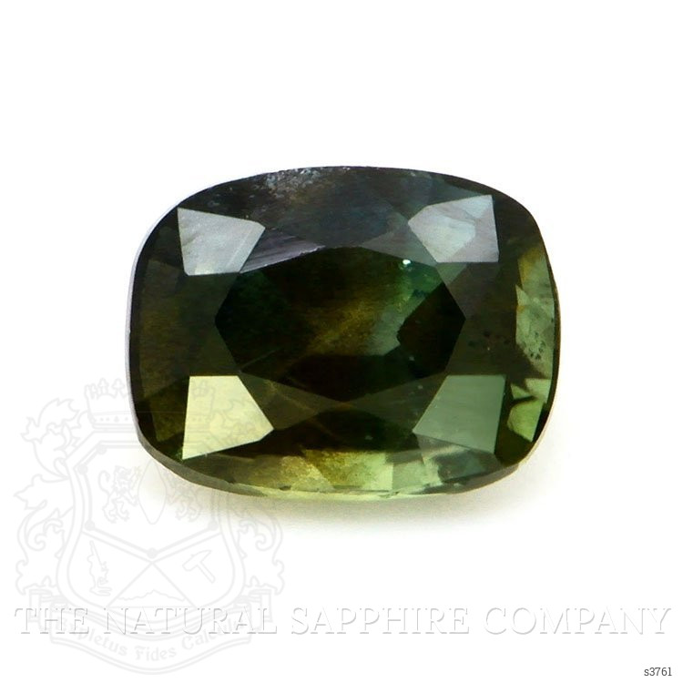 0.74 Ct. Bluish Green Sapphire from Ceylon (Sri Lanka)