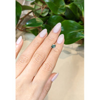0.68 Ct. Bluish Green Sapphire from Montana Life Style