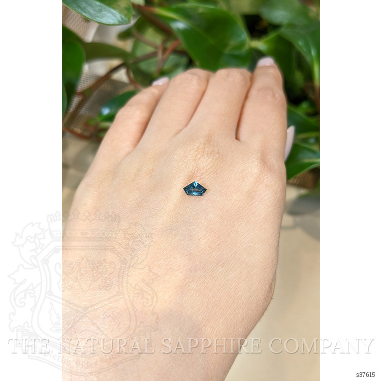 0.51 Ct. Bluish Green Sapphire from Montana