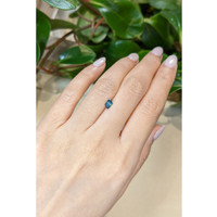 0.52 Ct. Greenish Blue Sapphire from Montana Life Style