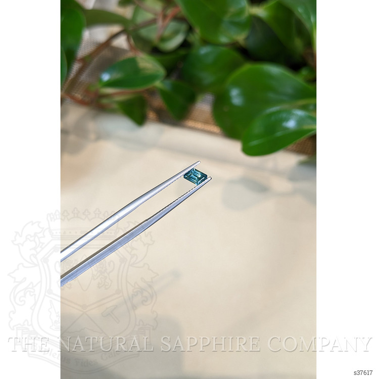 0.52 Ct. Greenish Blue Sapphire from Montana